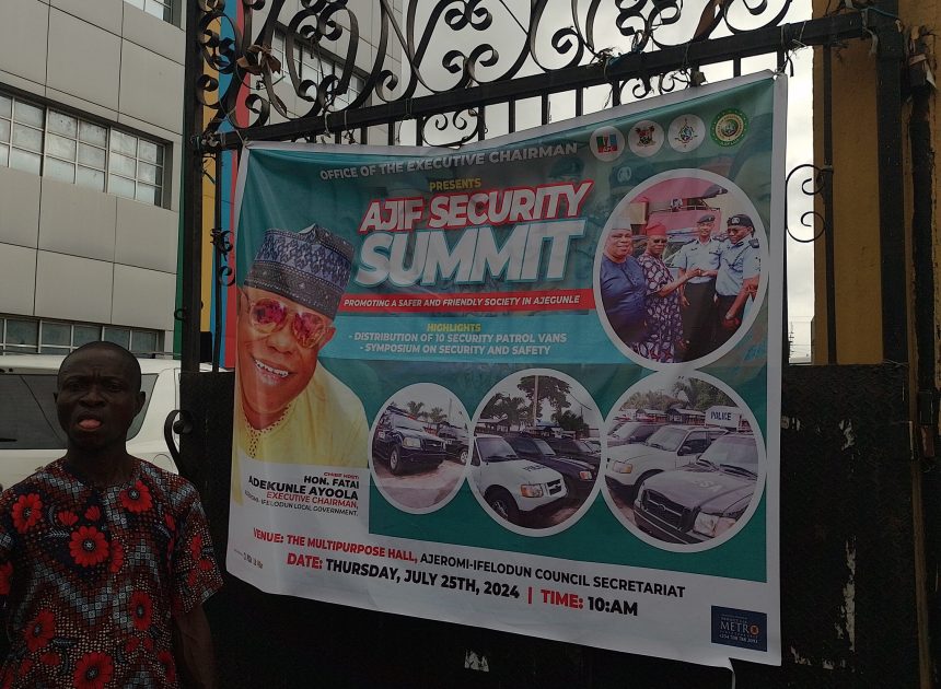 Ajeromi Ifelodun Council Security Summit 2024