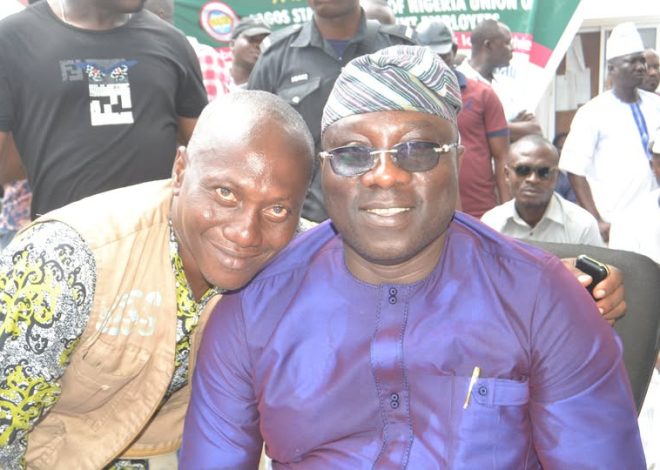 The Publisher of the province and the Council Manager of Apapa LGA, Mr.Sunday Olujobi