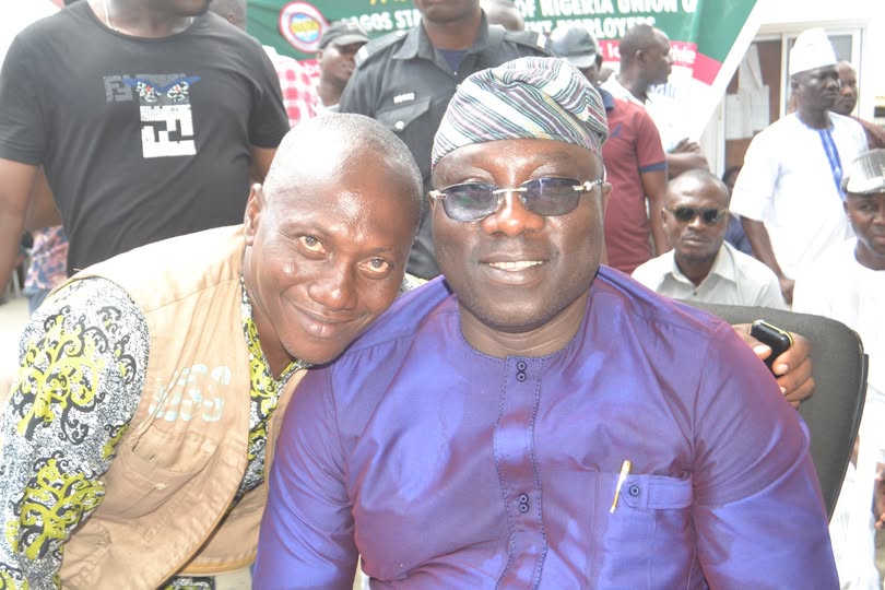 The Publisher of the province and the Council Manager of Apapa LGA, Mr.Sunday Olujobi